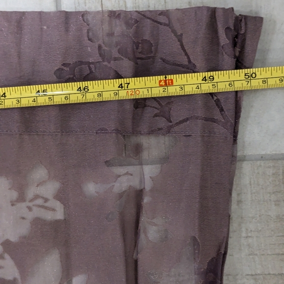 2 panel curtains floral design - Picture 7 of 9